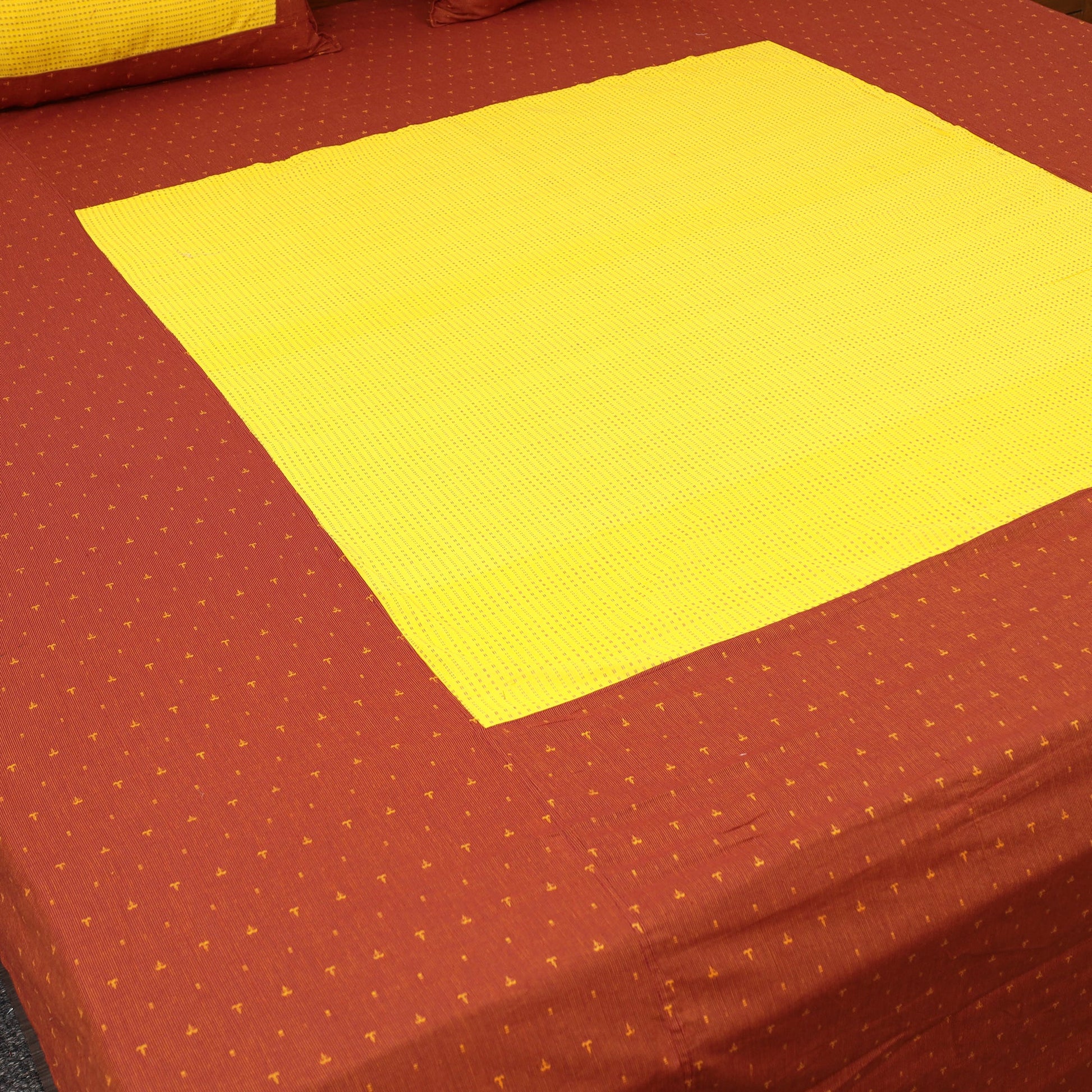 Patchwork Cotton Double Jacquard Bedsheet Set 07