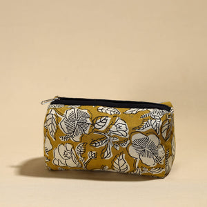 Brown - Handmade Cotton Toiletry Pouch 08