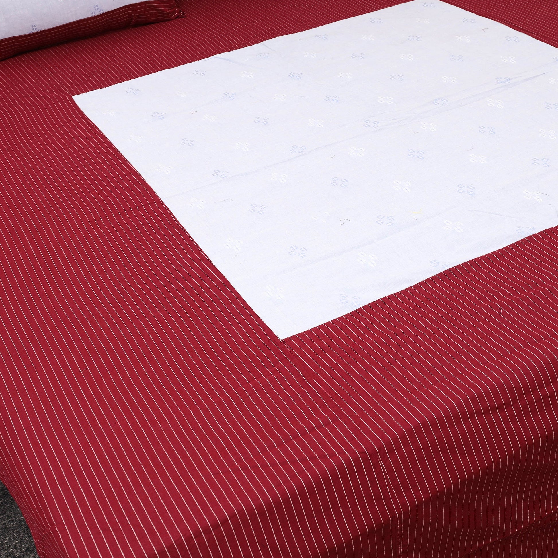 Patchwork Cotton Double Jacquard Bedsheet Set 08