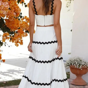 Leh Summer Set of Top with Skirt
