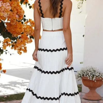 Leh Summer Set of Top with Skirt