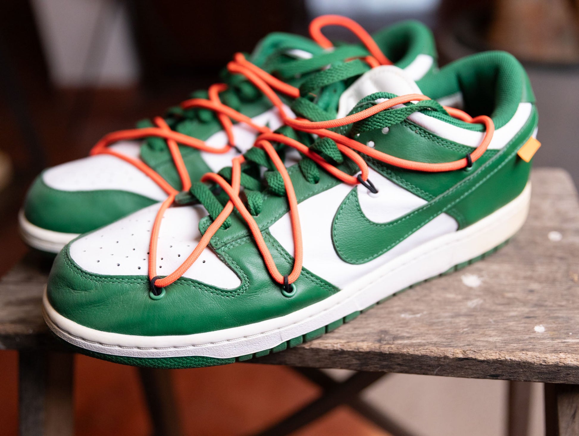 Nike Dunk Low Off-White Pine Green