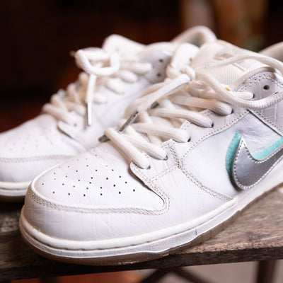 Nike SB Dunk Low x Diamond Supply Co. White Diamond
