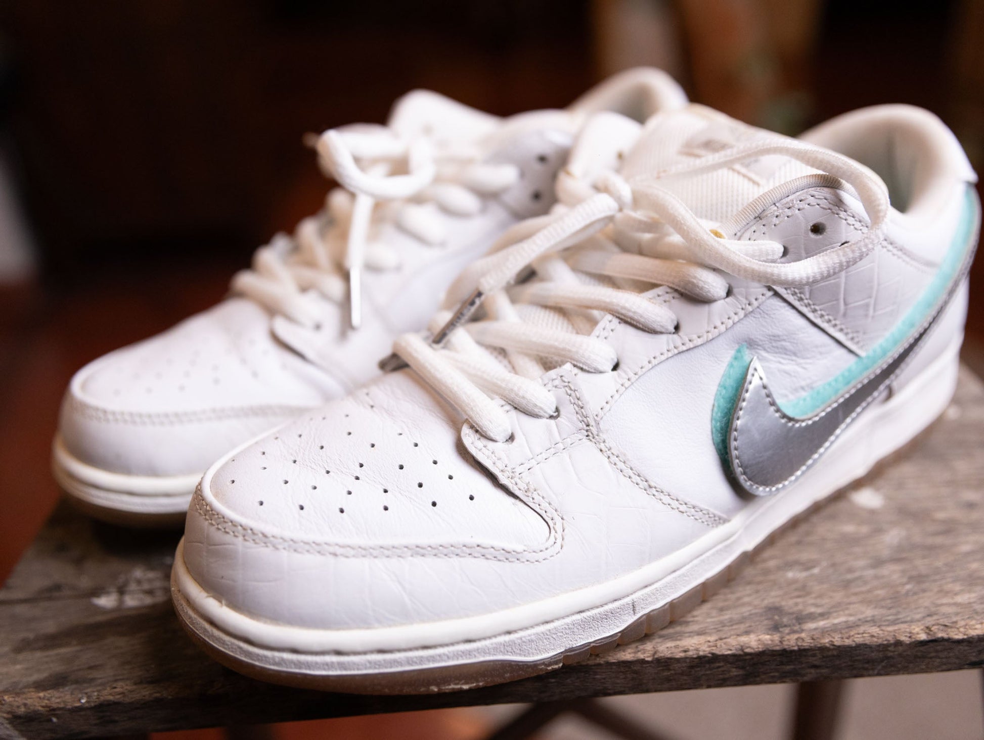 Nike SB Dunk Low x Diamond Supply Co. White Diamond