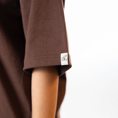 LETTERING IN BROWN
