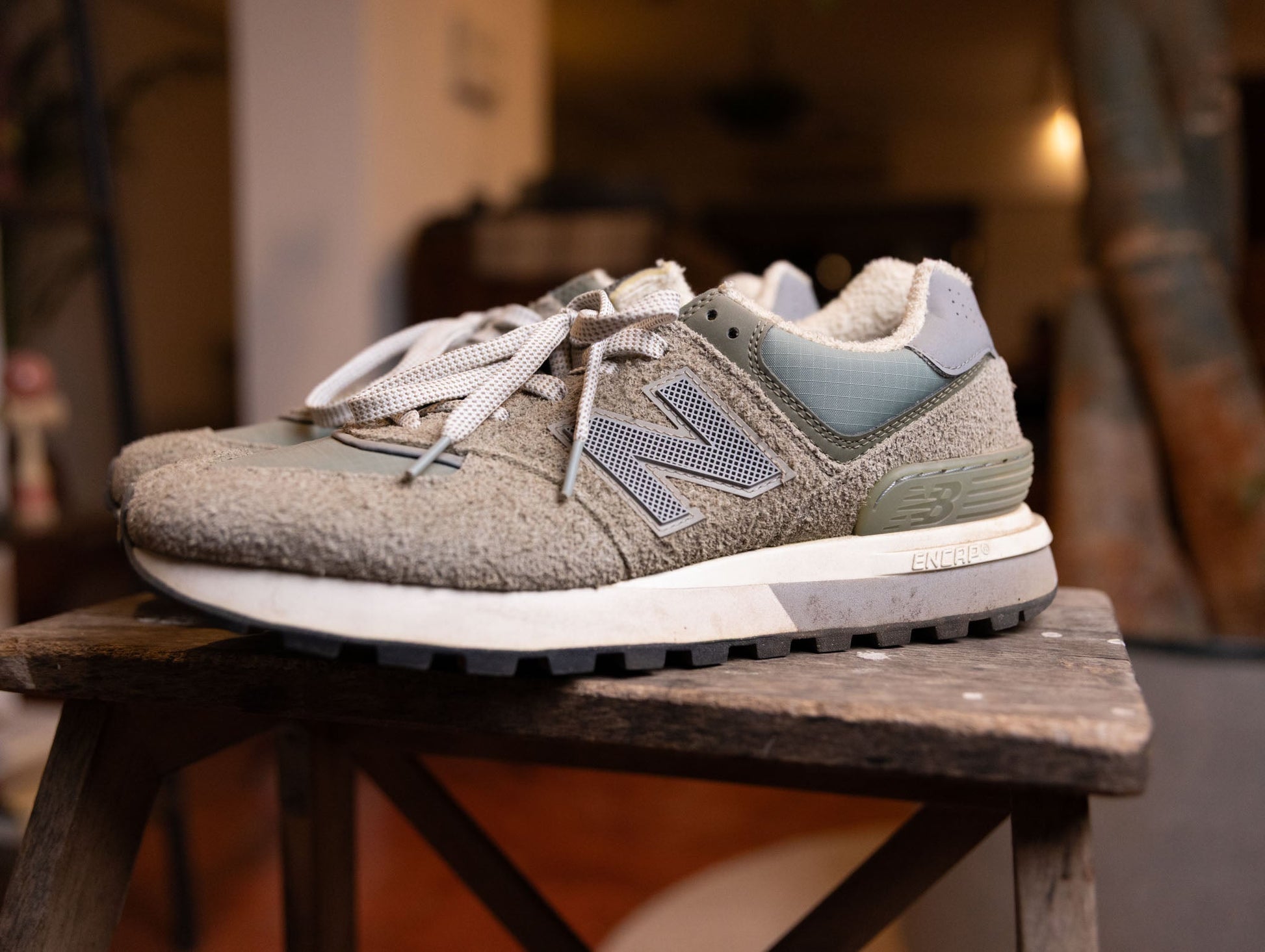 Stone Island x New Balance 574 Legacy "Steel Blue"