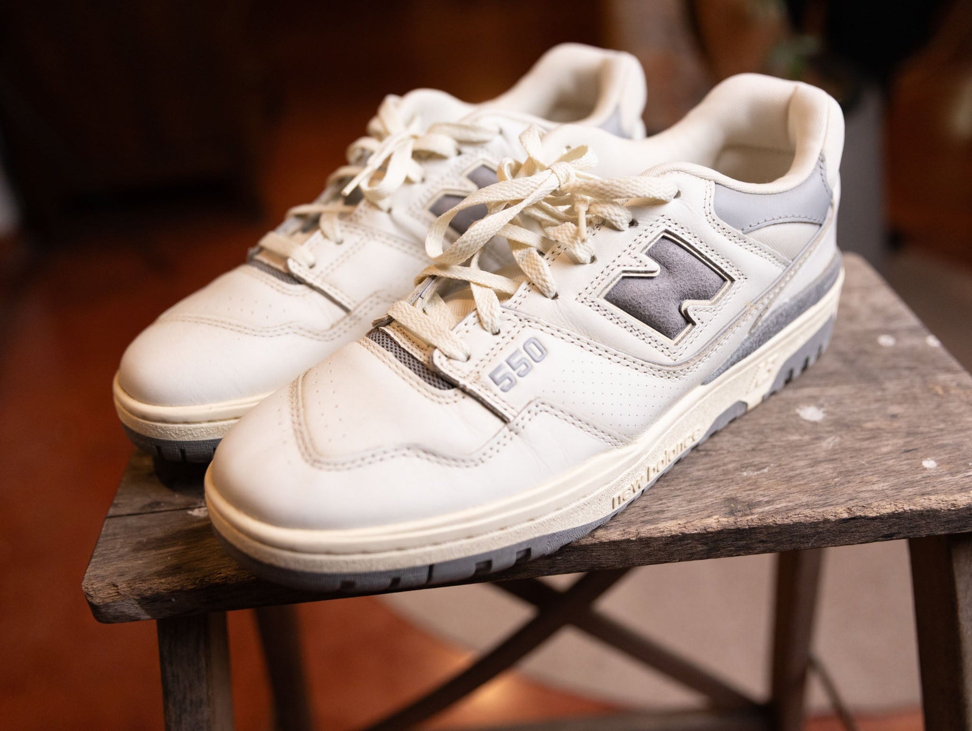 New Balance 550 Aime Leon Dore White Grey