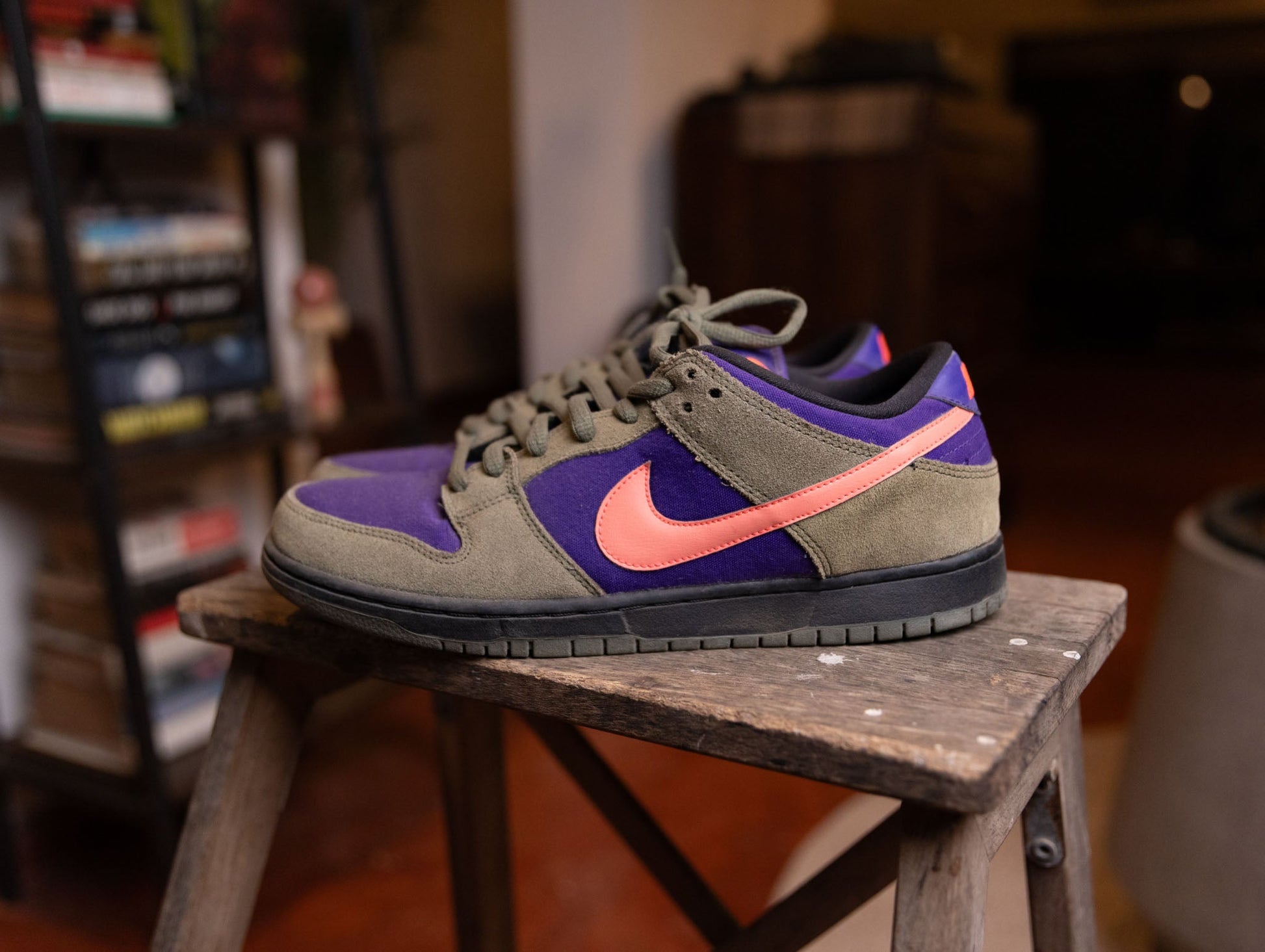 Nike SB Dunk Low Olive Atomic Red