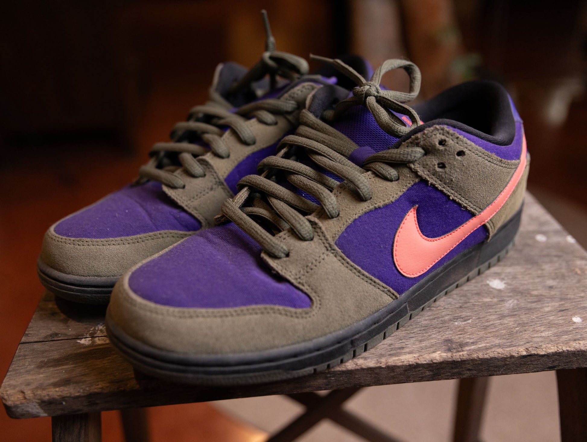 Nike SB Dunk Low Olive Atomic Red