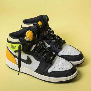 Nike Air Jordan 1 Retro High White Black Volt University Gold