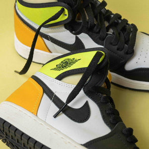 Nike Air Jordan 1 Retro High White Black Volt University Gold