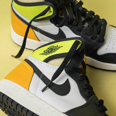 Nike Air Jordan 1 Retro High White Black Volt University Gold