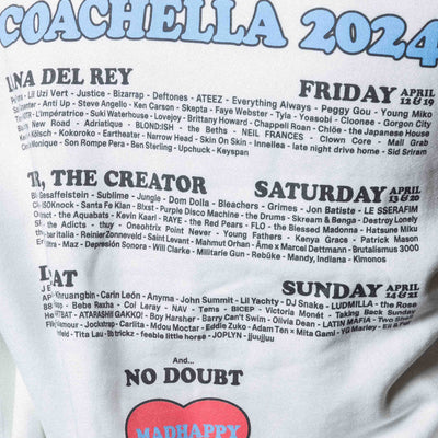 Coachella Mad Happy Sweatshirt - White