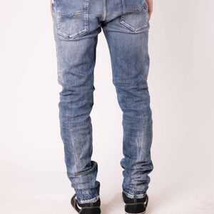 Diesel Buster Tapered Fit Regular Waist Coated Jeans