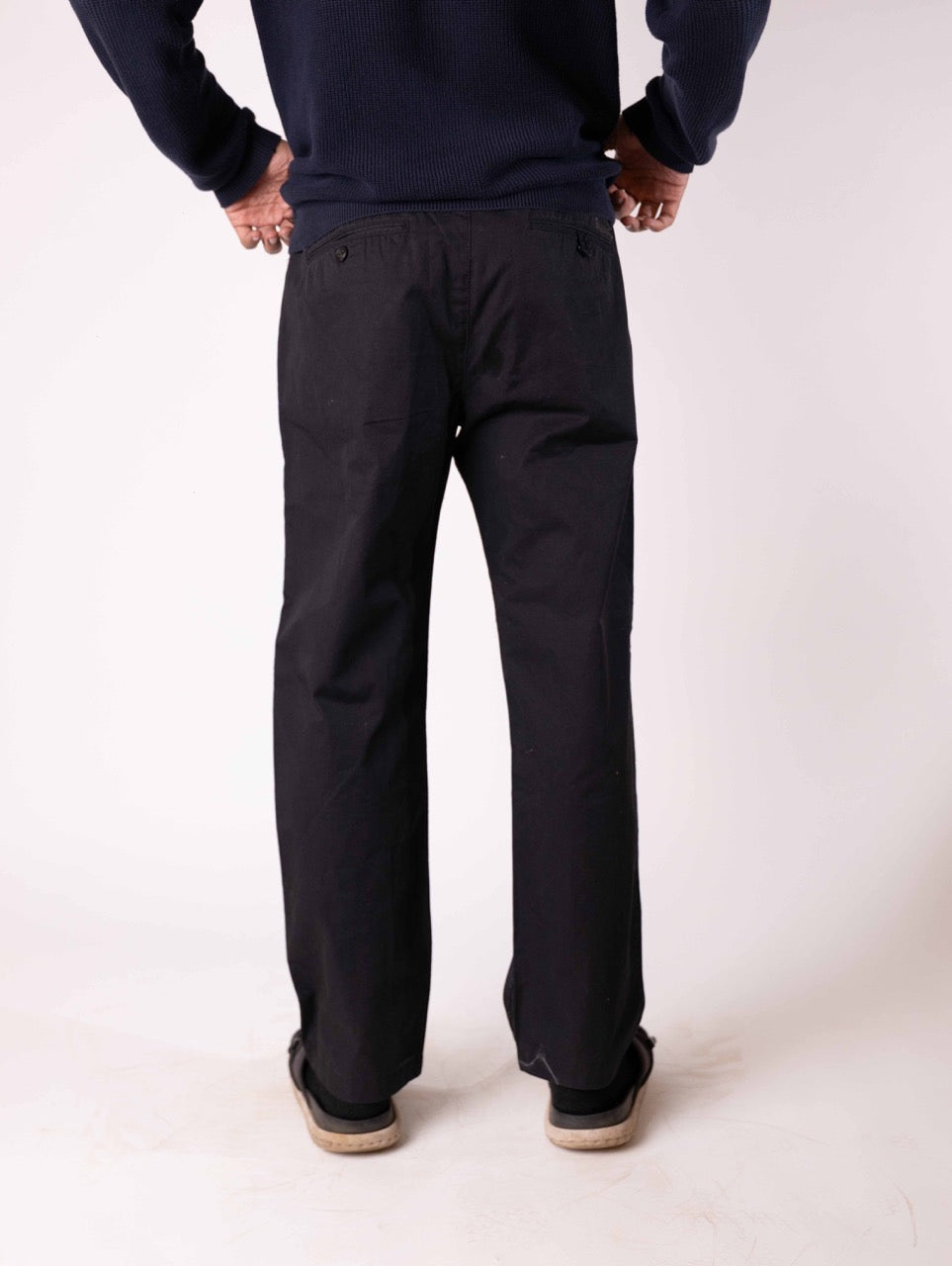Burberry Brit Men's Black Slim Fit Chinos Trousers