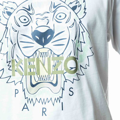 Kenzo Men's Green Black Tiger T-Shirt