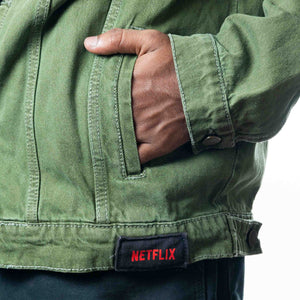 Creative Ideas Netflix Green Denim Jacket