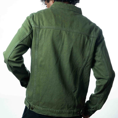 Creative Ideas Netflix Green Denim Jacket