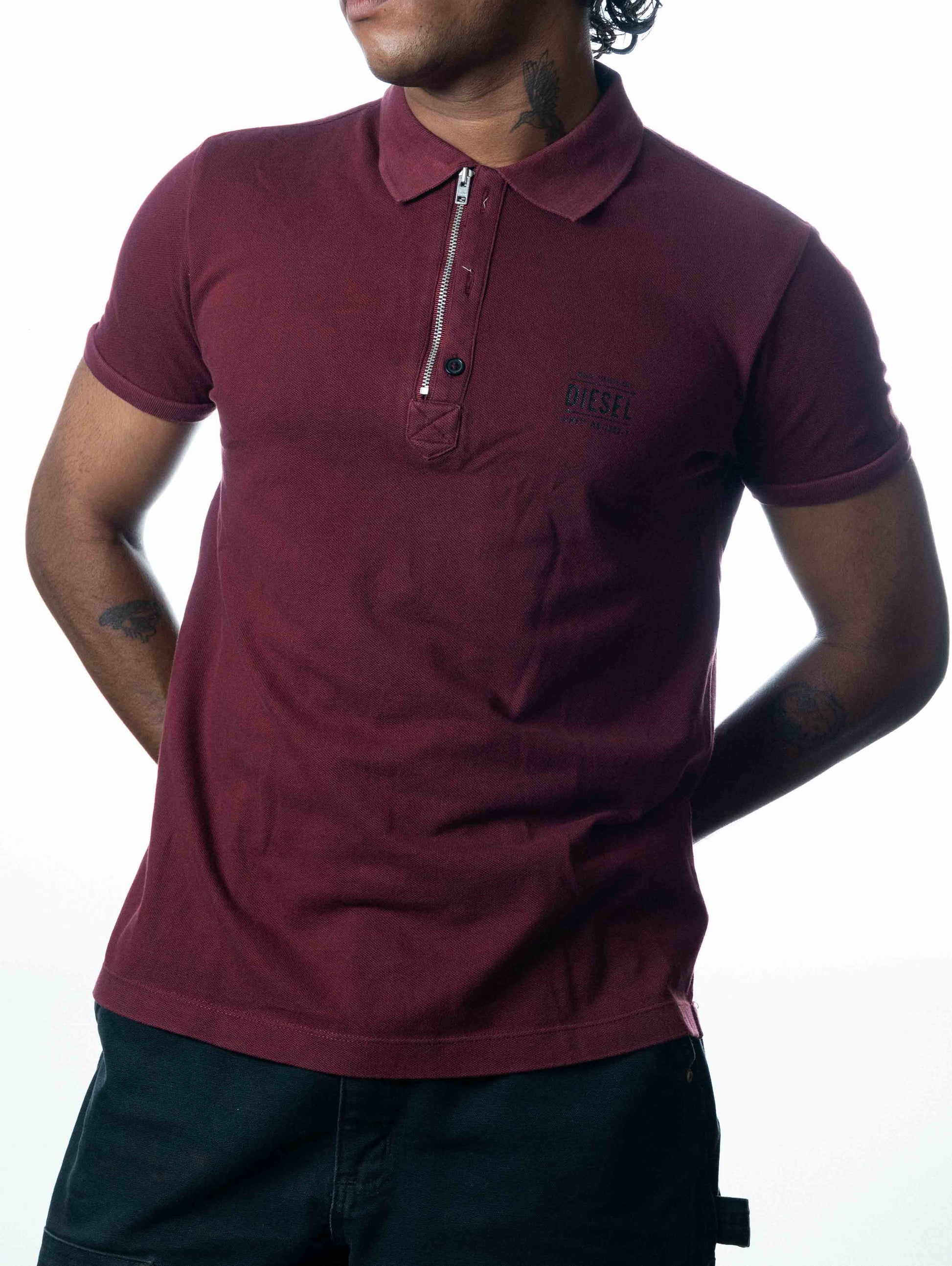 Diesel Red Polo T-Shirt