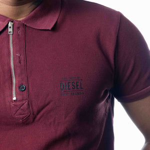 Diesel Red Polo T-Shirt