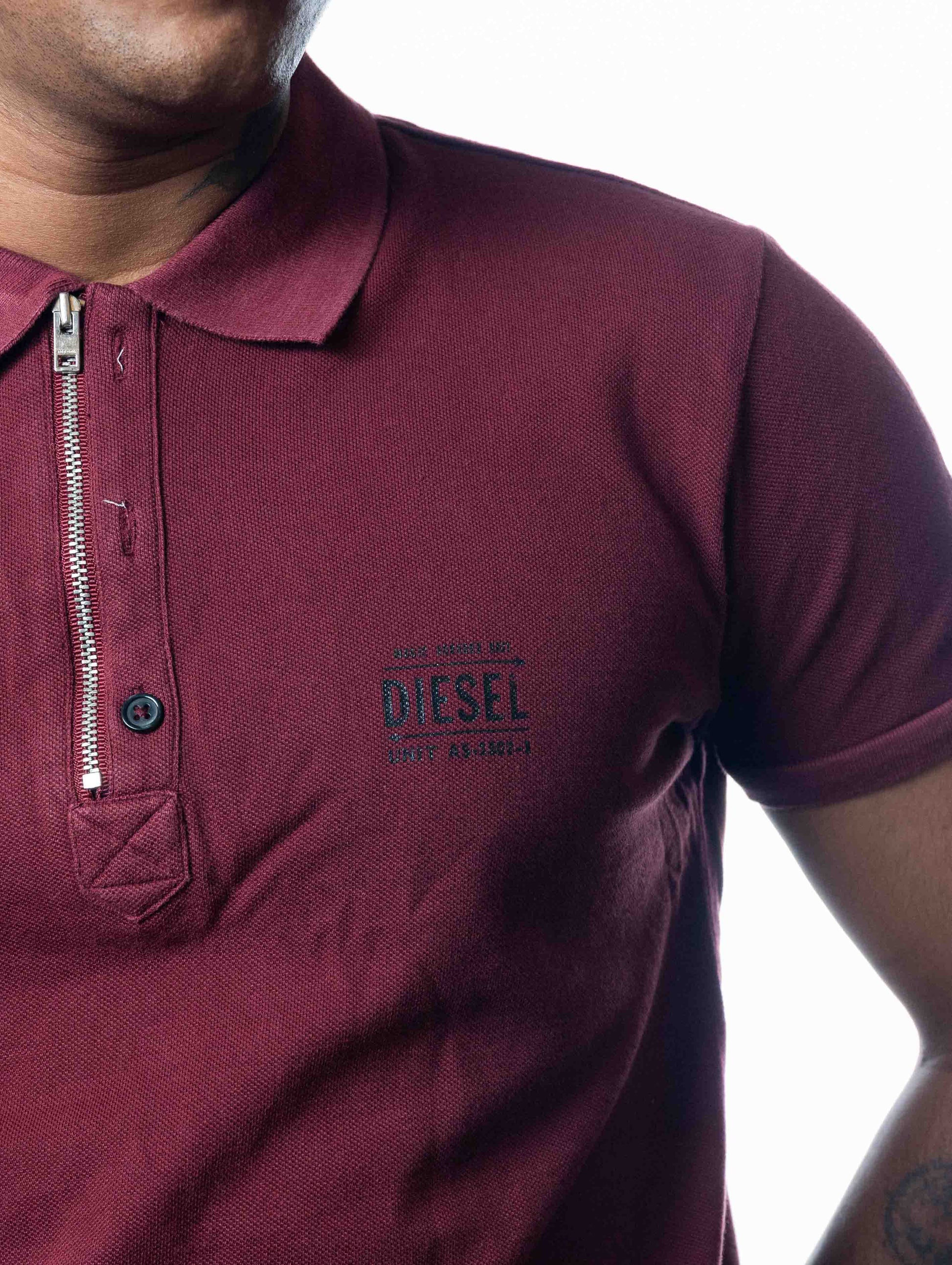 Diesel Red Polo T-Shirt