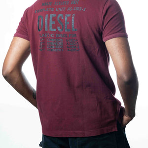 Diesel Red Polo T-Shirt
