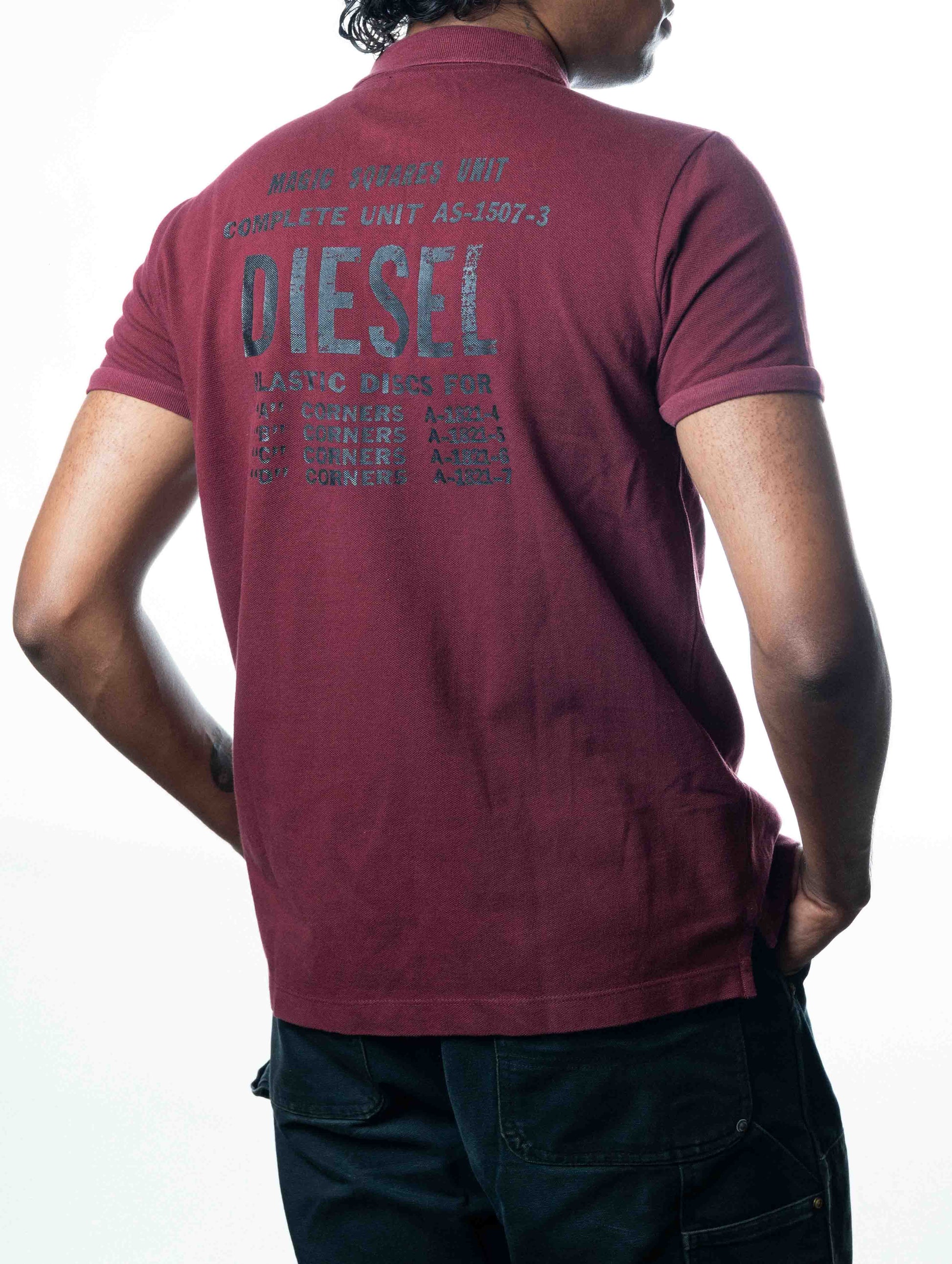 Diesel Red Polo T-Shirt