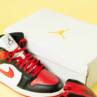 Jordan 1 Mid Alternate Bred Toe (Women's)