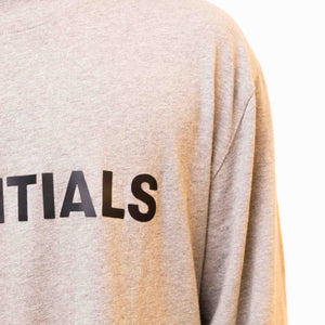 Fear Of God Essentials Boxy Long Sleeve T-Shirt Grey