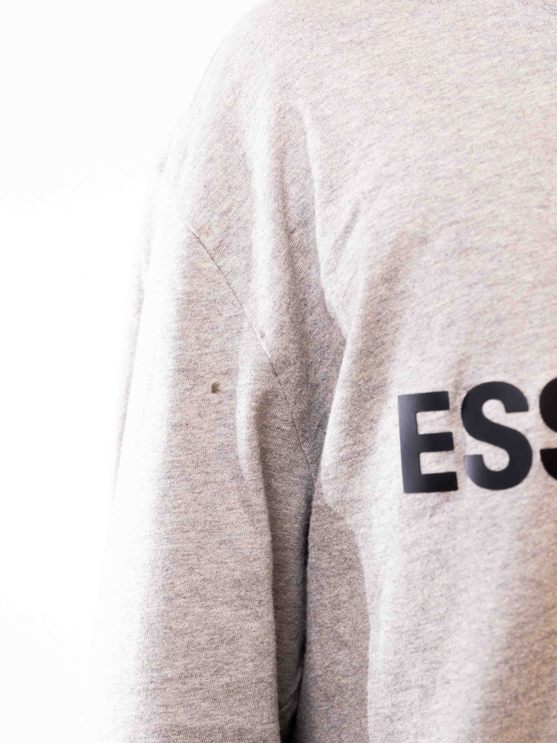 Fear Of God Essentials Boxy Long Sleeve T-Shirt Grey