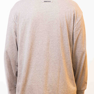 Fear Of God Essentials Boxy Long Sleeve T-Shirt Grey
