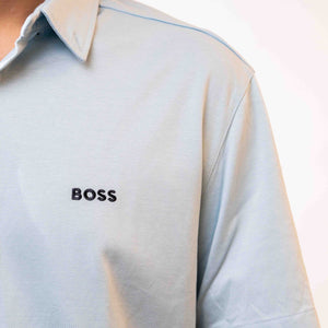 Hugo Boss Baby Blue Short Sleeve Shirt
