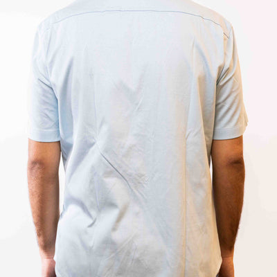 Hugo Boss Baby Blue Short Sleeve Shirt