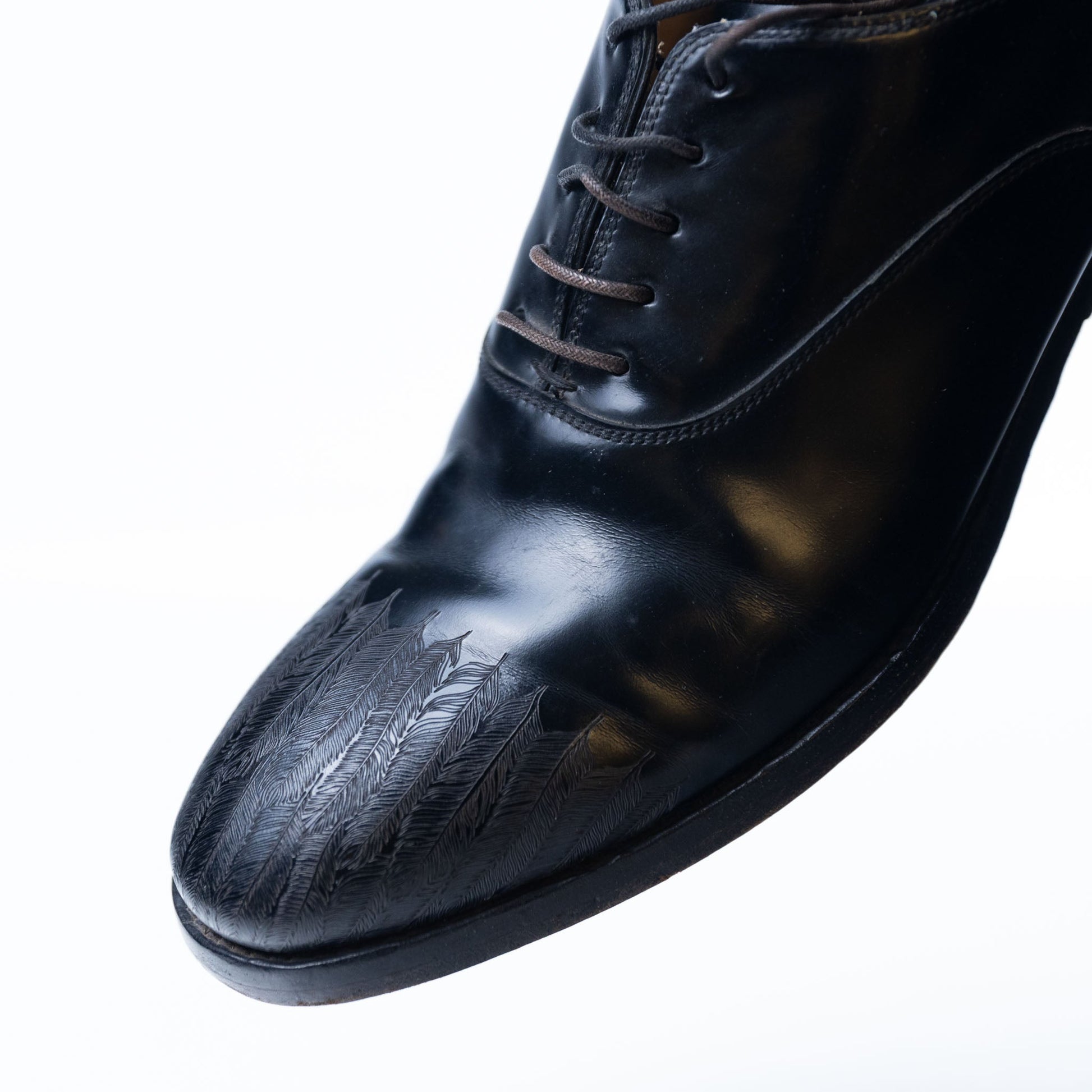 Alexander McQueen Feather Formal Shoes