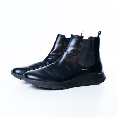 Prada Linea Rossa Leather Boots