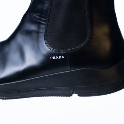 Prada Linea Rossa Leather Boots