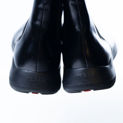 Prada Linea Rossa Leather Boots