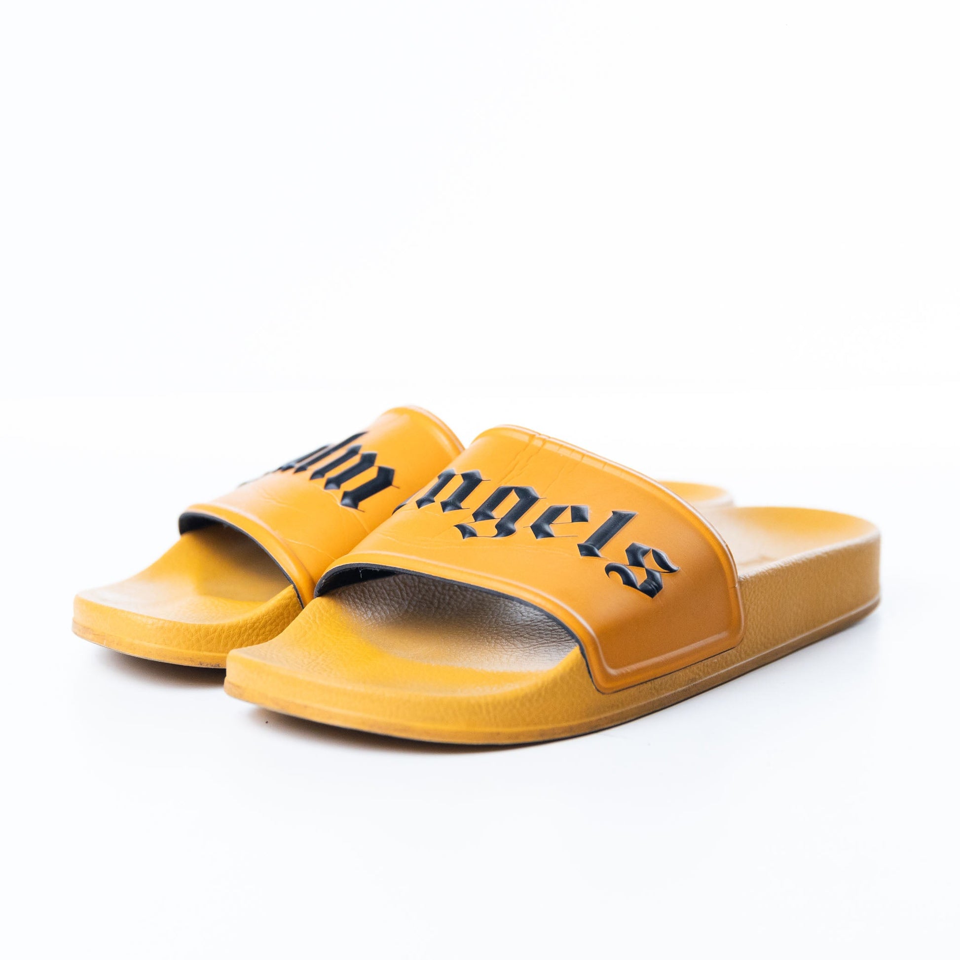 Palm Angels Pool Slides Yellow