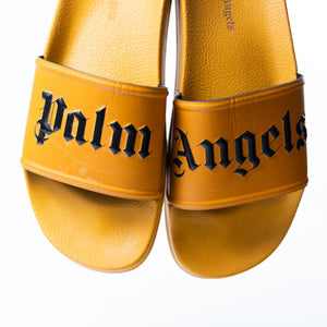 Palm Angels Pool Slides Yellow
