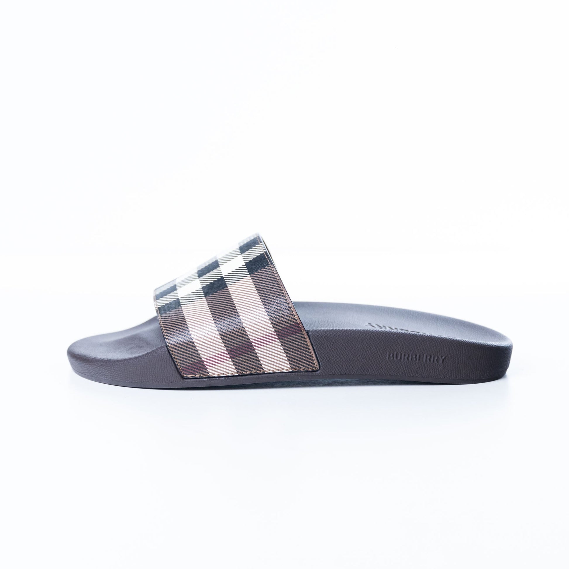 Burberry Brown Love Edition Slides