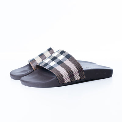 Burberry Brown Love Edition Slides