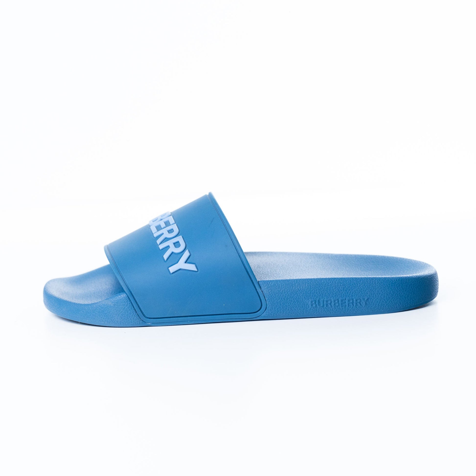 Burberry Logo Slides Blue