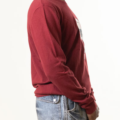 Karl Lagerfeld Maroon Sweater