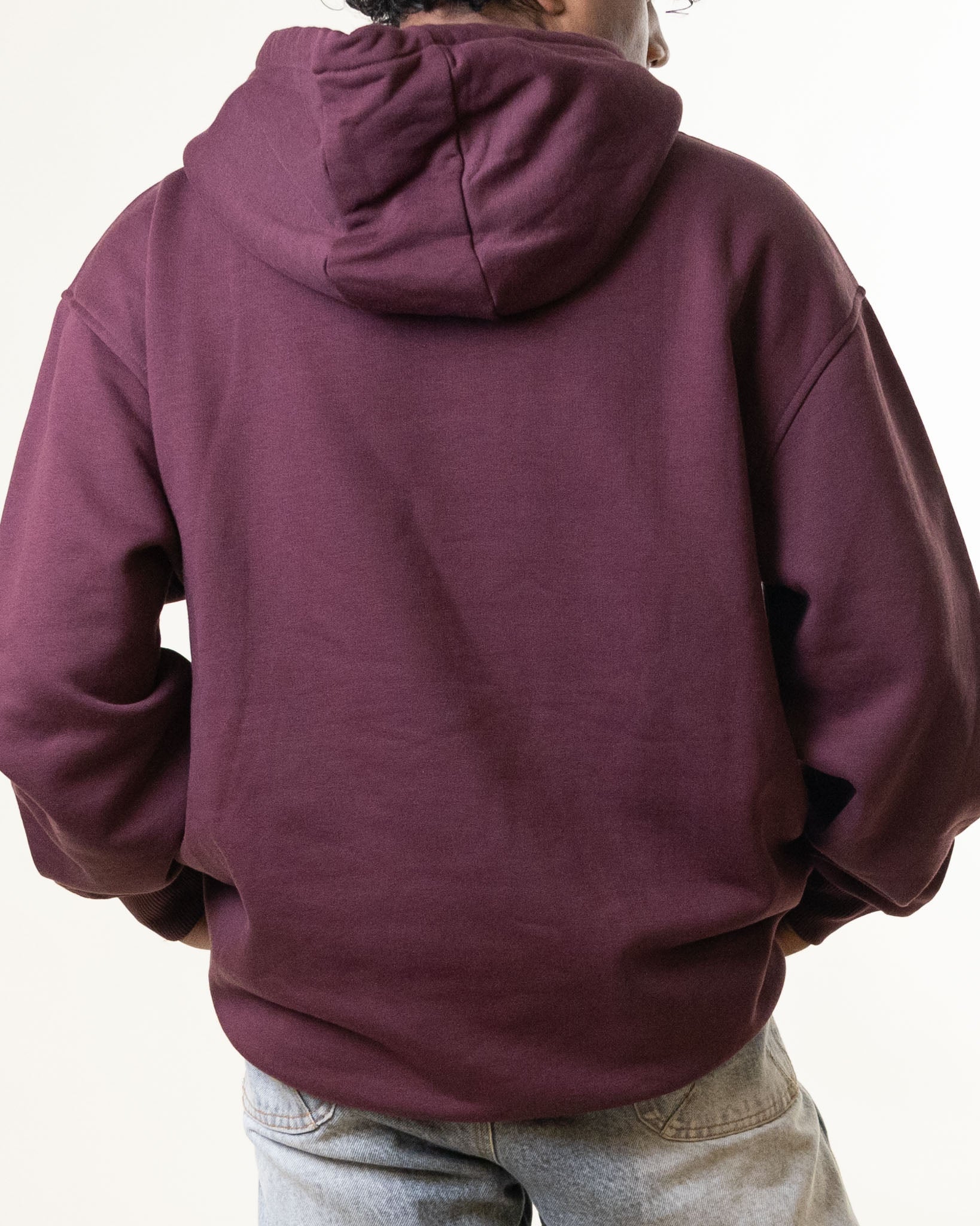 VegNonVeg Burgundy Hoodie & Sweatpants Set