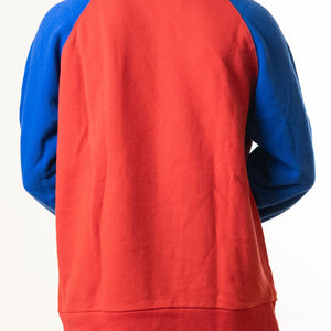 Gucci Red & Blue Raglan Sleeves Tshirt