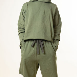 Alchemy Green Hoodie & Shorts Set