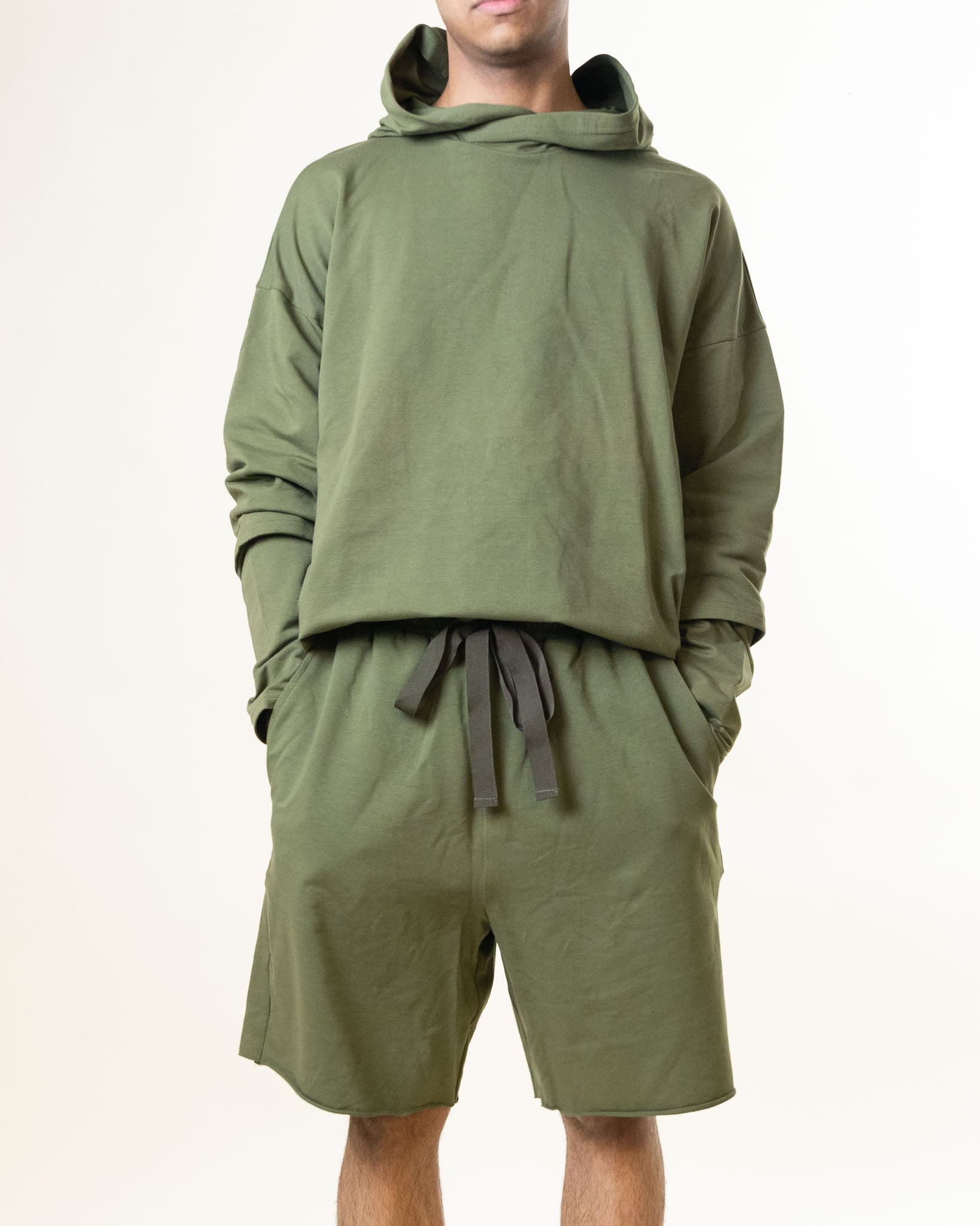 Alchemy Green Hoodie & Shorts Set
