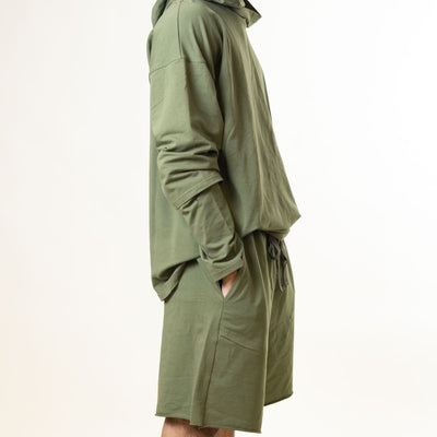Alchemy Green Hoodie & Shorts Set