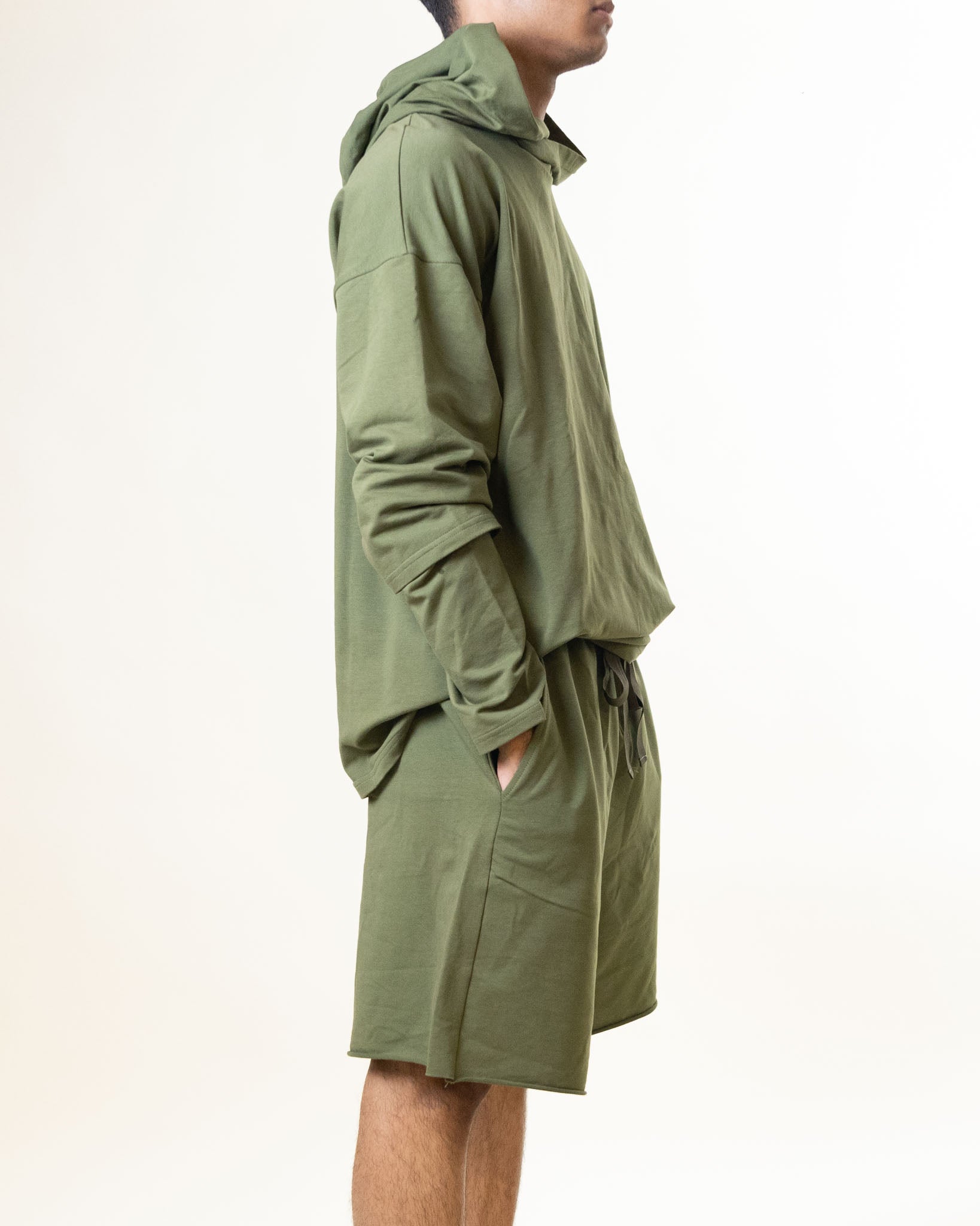 Alchemy Green Hoodie & Shorts Set