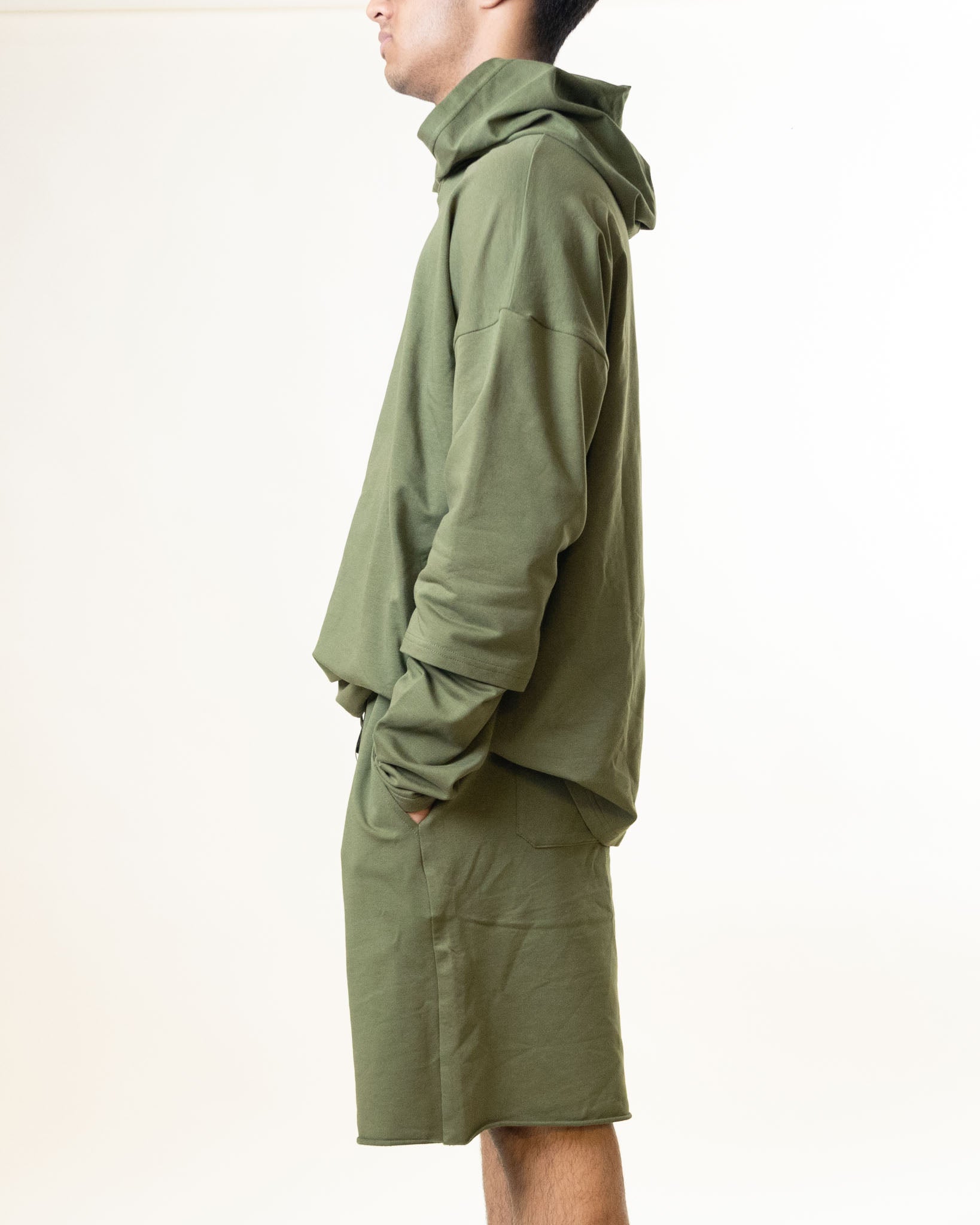 Alchemy Green Hoodie & Shorts Set